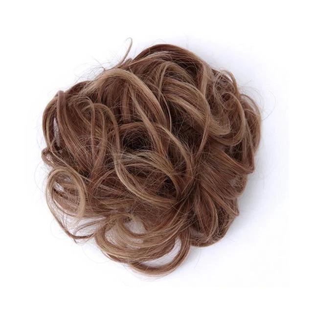 Messy Bun Faux Hair Scrunchie – Instant Updo
