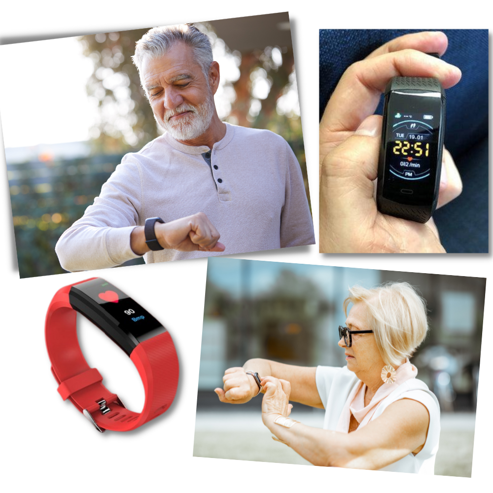 VitaWatch Senior Smartwatch with Large LED Display