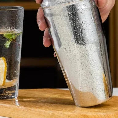 10-Piece Metallic Cocktail Bar Kit for Mixology