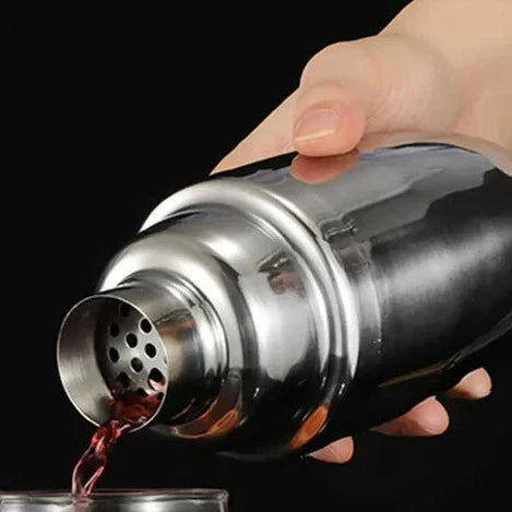 10-Piece Metallic Cocktail Bar Kit for Mixology