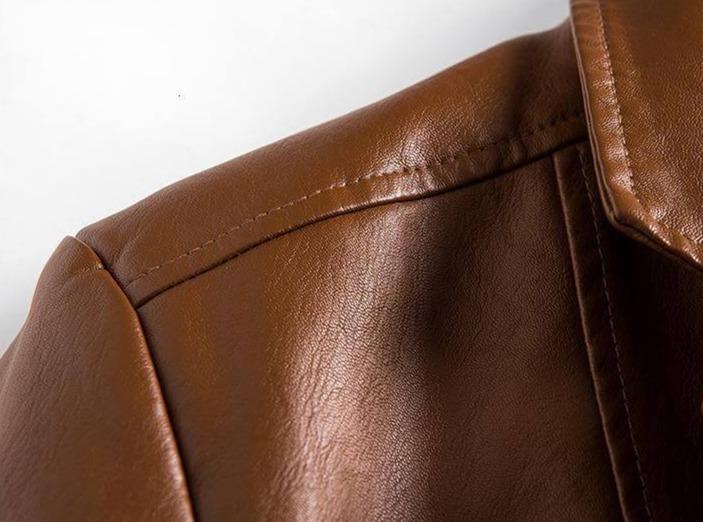 Men's Premium Lambskin Leather Blazer, Modern Cut