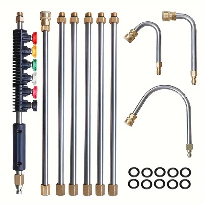Telescoping High-Pressure Washer Wand Set - 4000 PSI