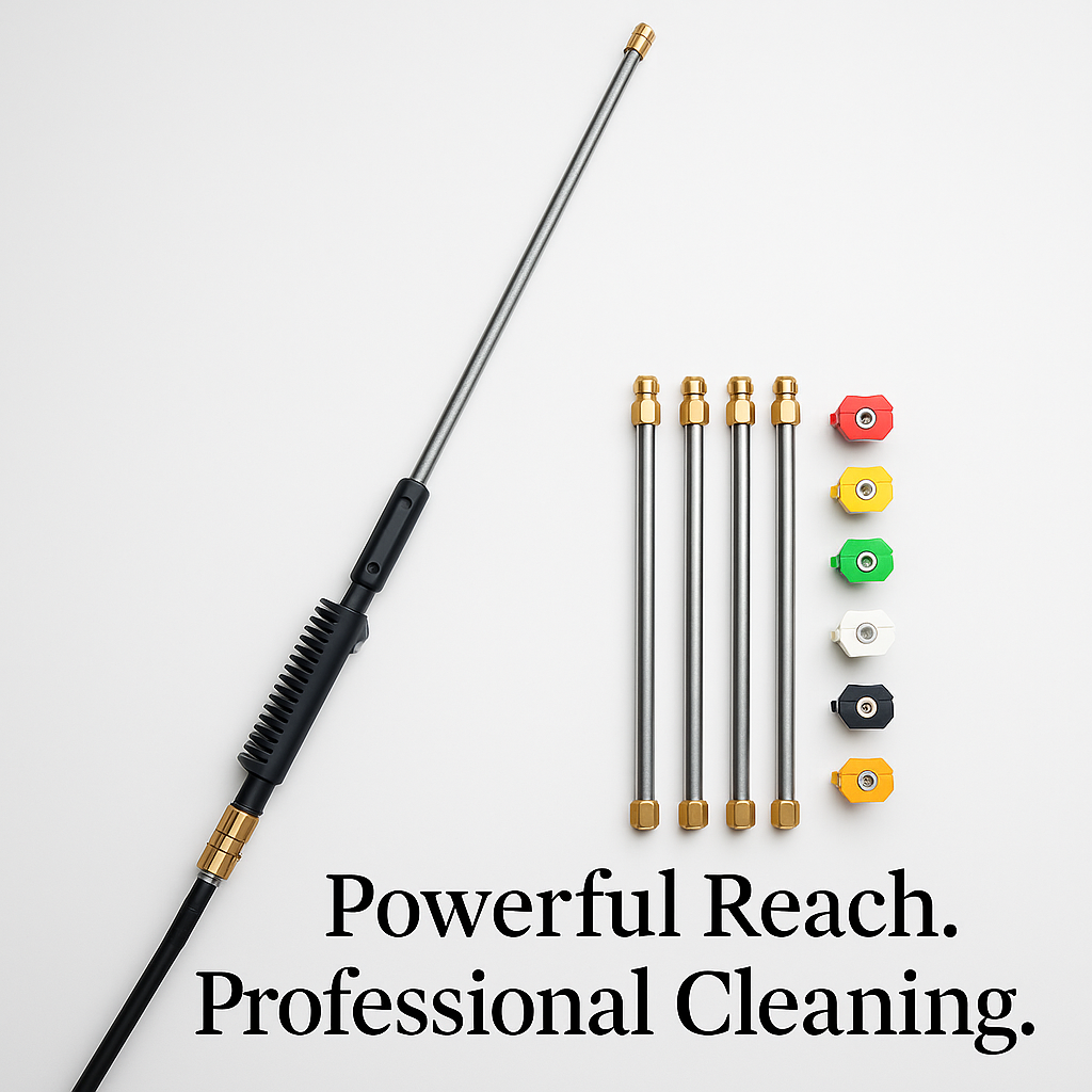 Telescoping High-Pressure Washer Wand Set - 4000 PSI