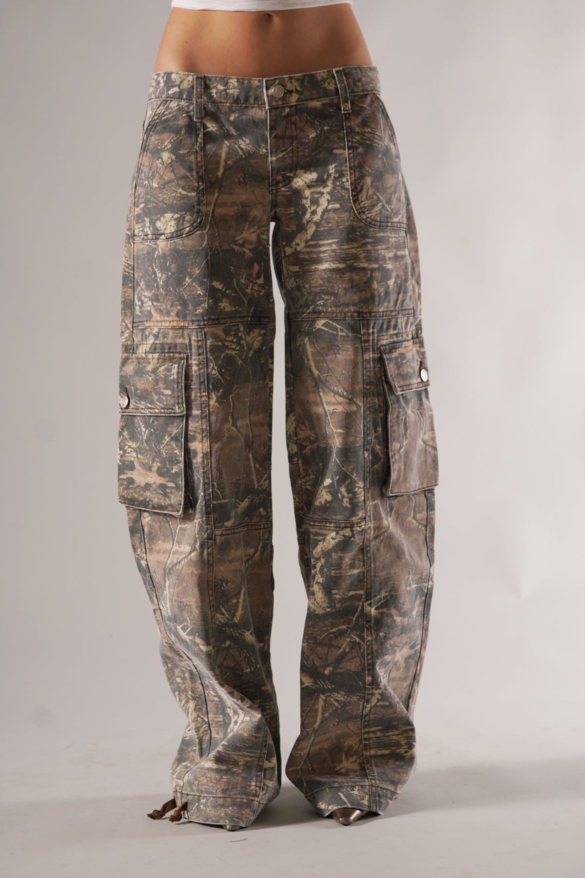 Unisex Camo Cargo Pants with Utility Pockets