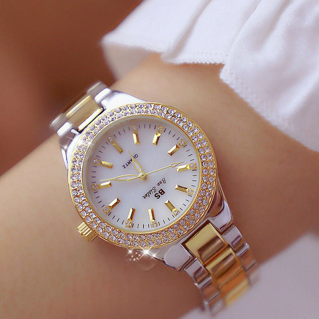Esmée Women's Stainless Steel Quartz Watch – 32mm Silver