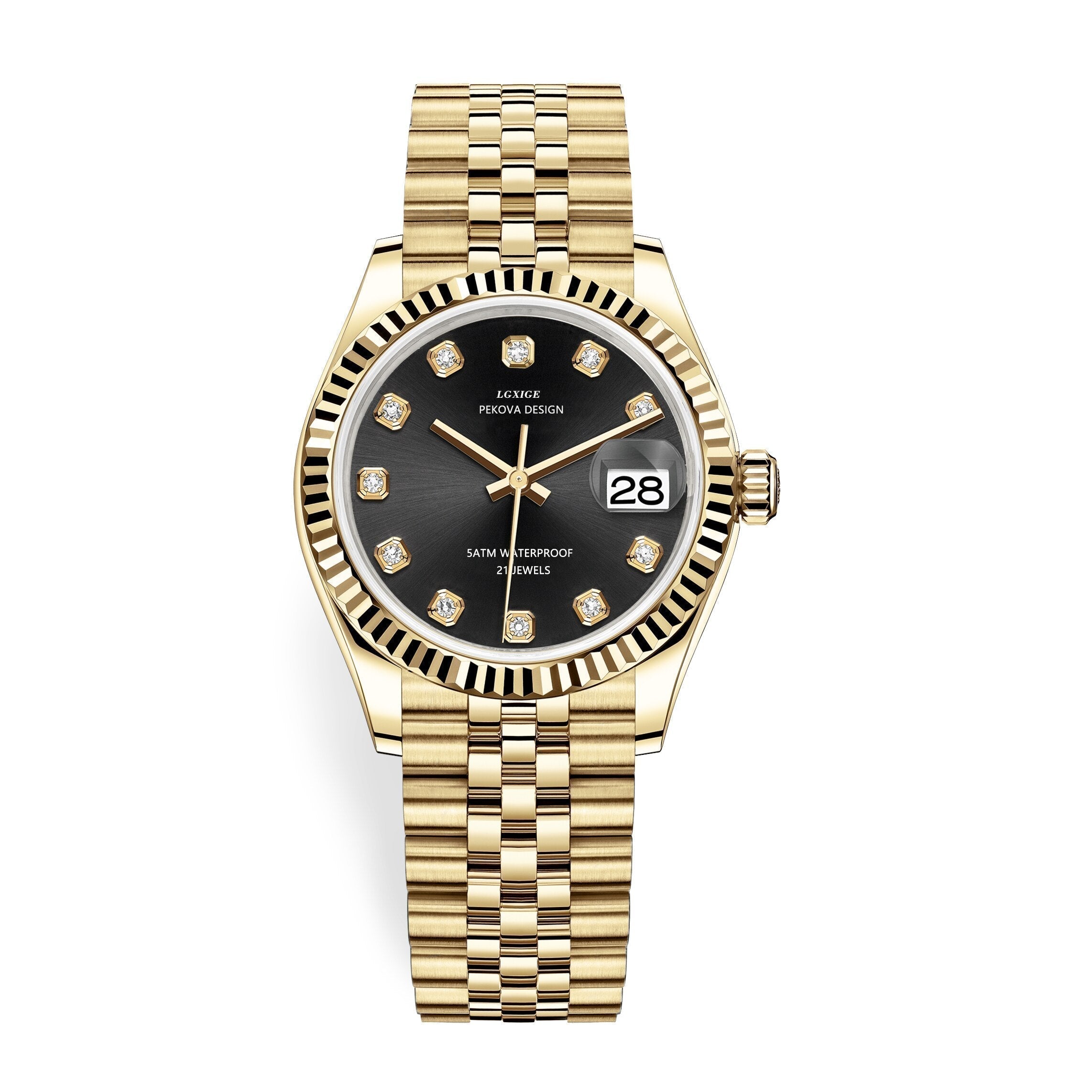Classic Stainless Steel Wristwatch – Minimalist Dial Design