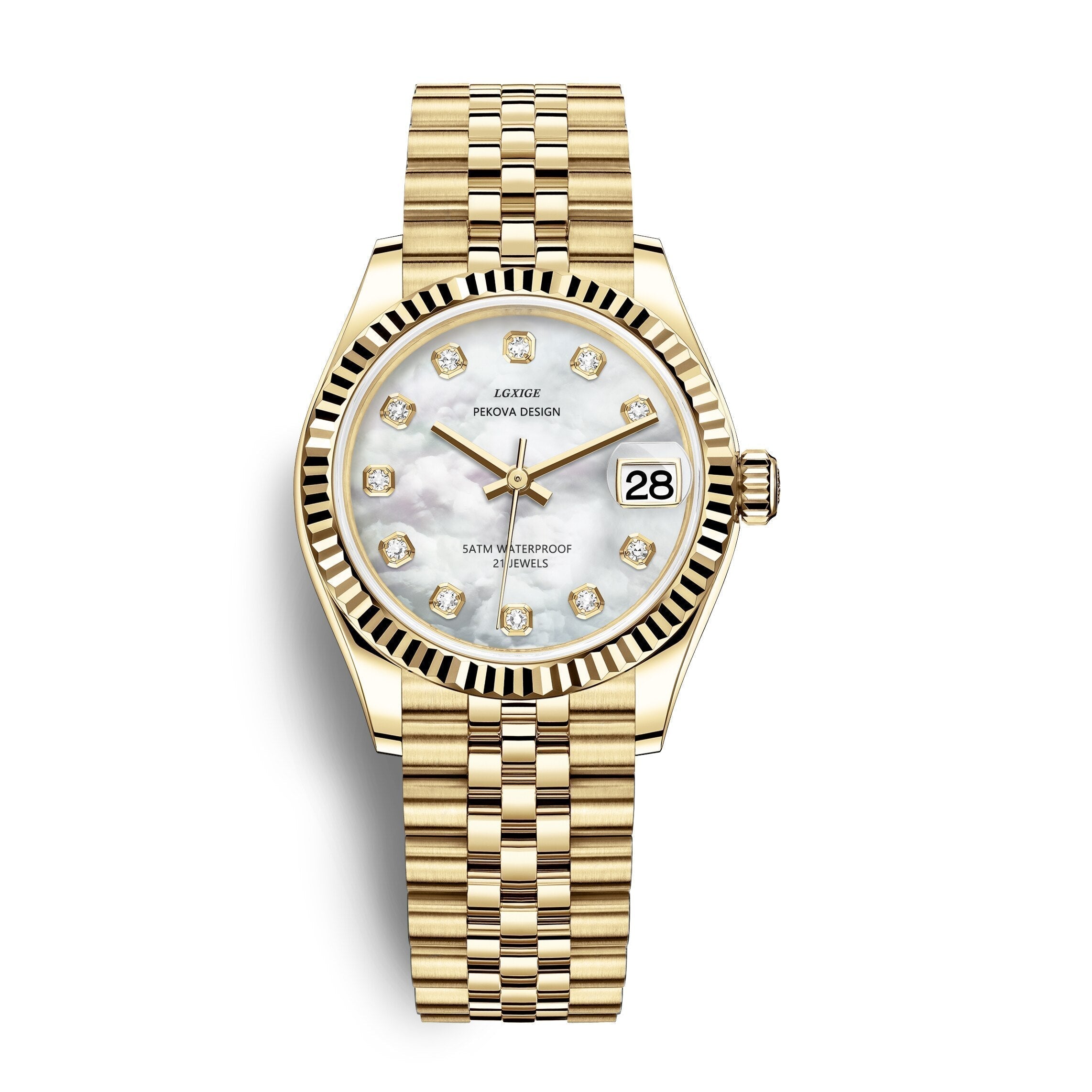 Classic Stainless Steel Wristwatch – Minimalist Dial Design