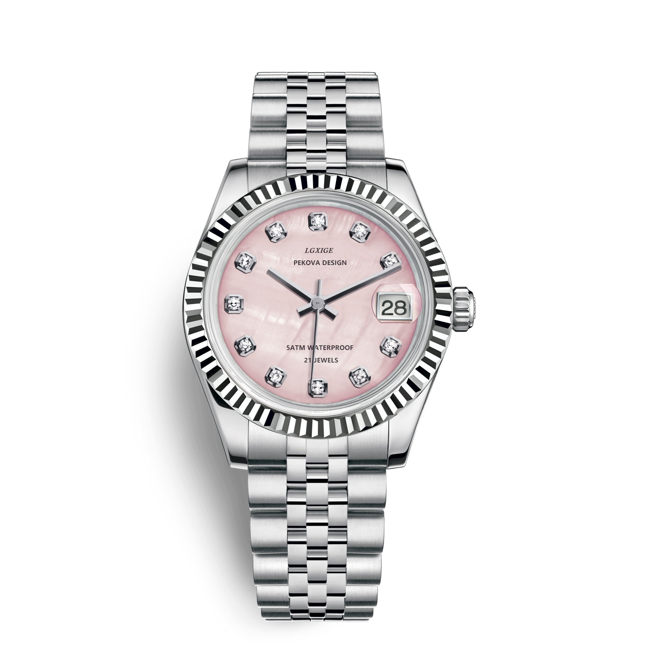 Classic Stainless Steel Wristwatch – Minimalist Dial Design