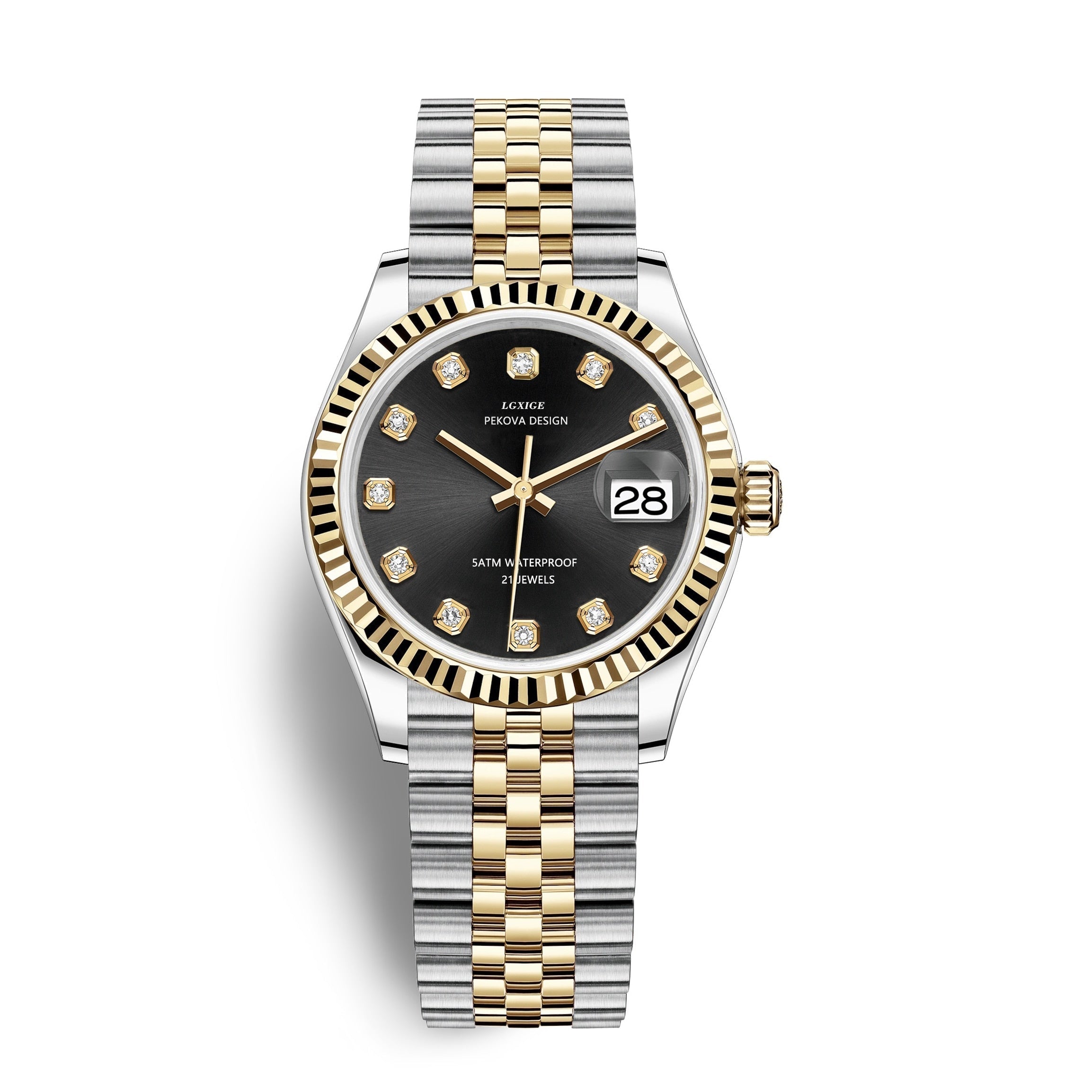 Classic Stainless Steel Wristwatch – Minimalist Dial Design