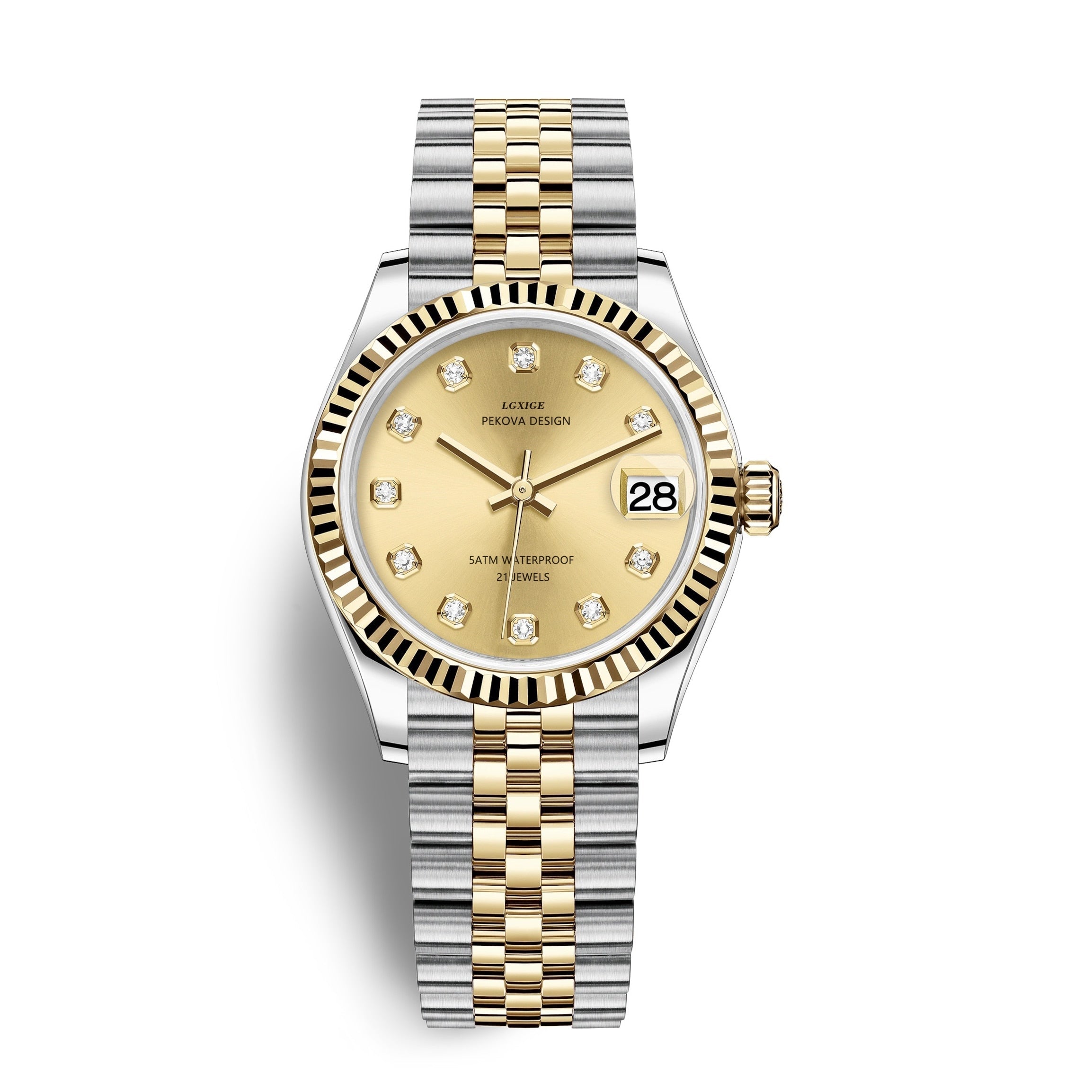 Classic Stainless Steel Wristwatch – Minimalist Dial Design