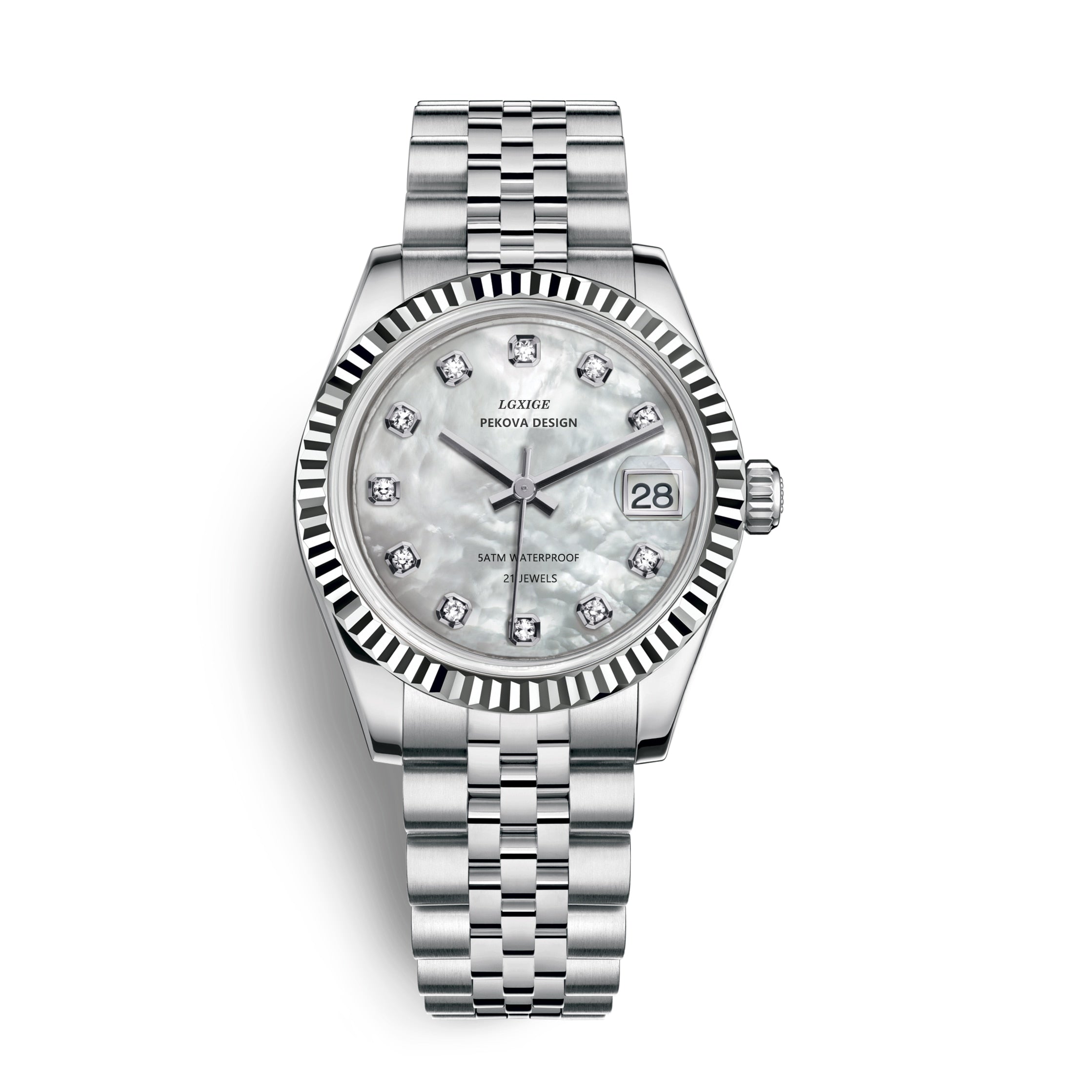 Classic Stainless Steel Wristwatch – Minimalist Dial Design