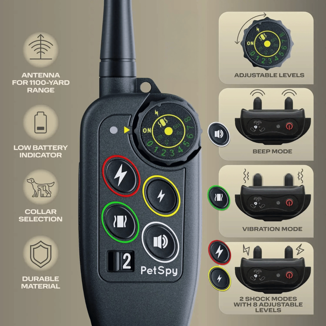 Long Range 1000m Waterproof Dog Training E-Collar