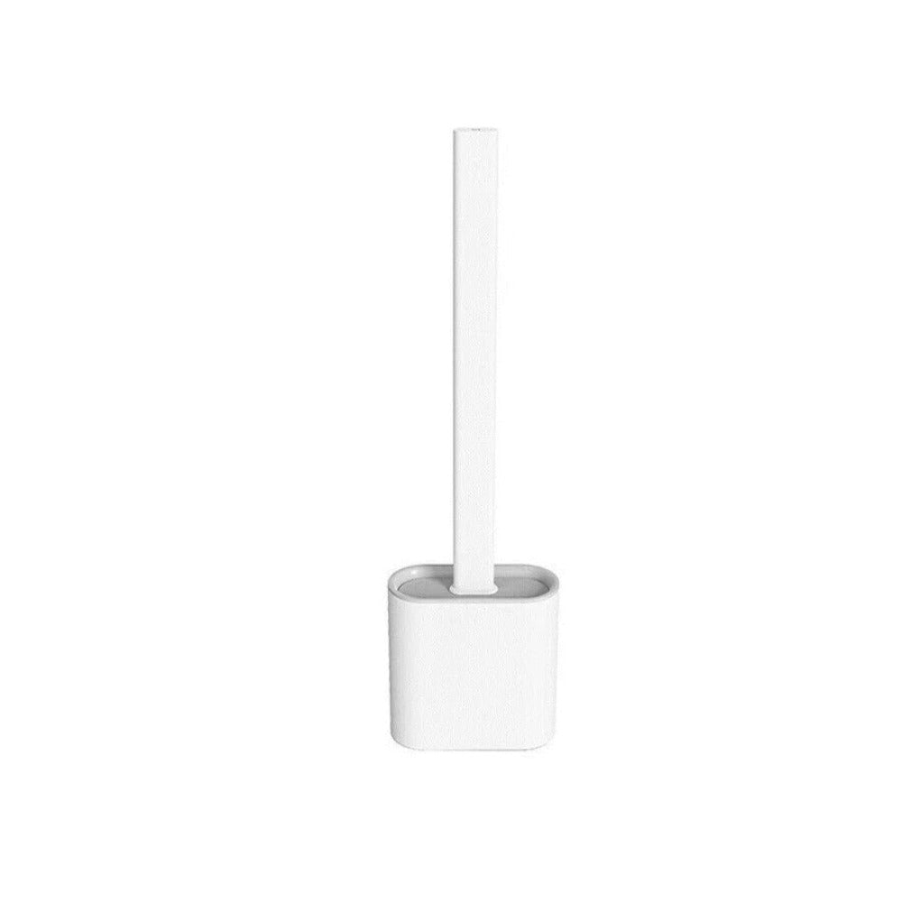 Silicone Toilet Brush - Rust-Free Flexible Cleaning Brush