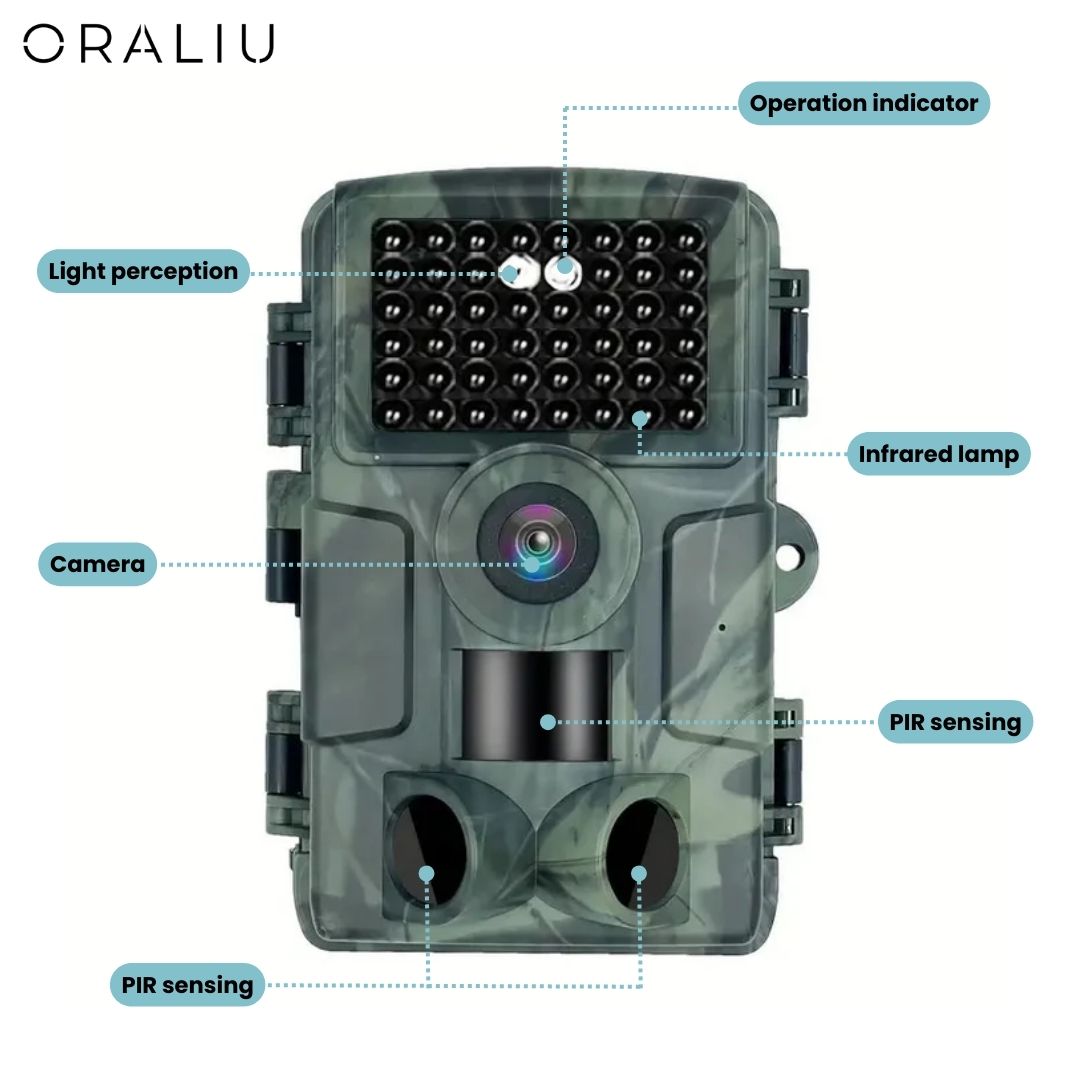 4K Ultra HD Wildlife Trail Camera with 60MP & App Control
