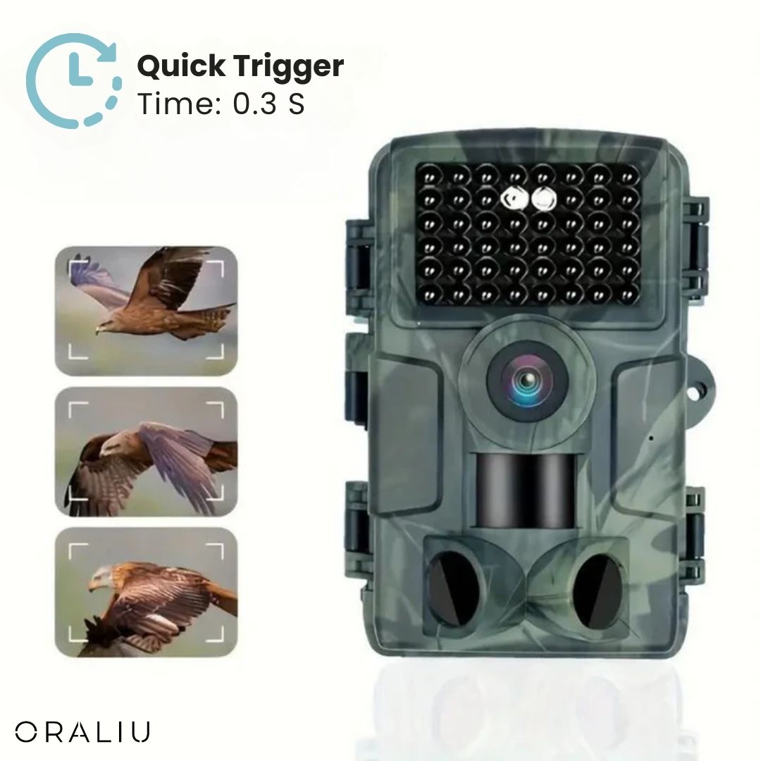 4K Ultra HD Wildlife Trail Camera with 60MP & App Control