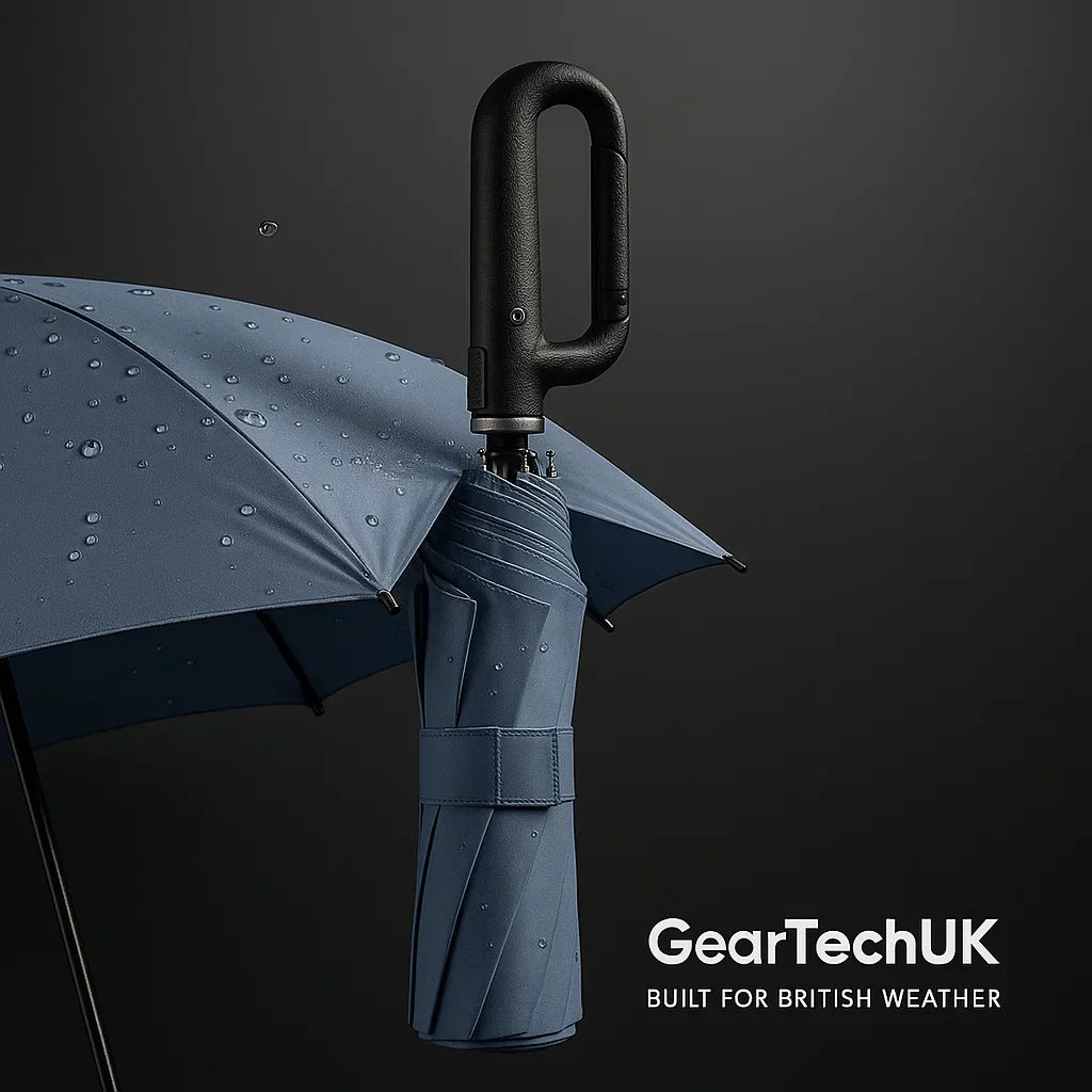 Windproof Automatic Folding Umbrella - Reflective Strip