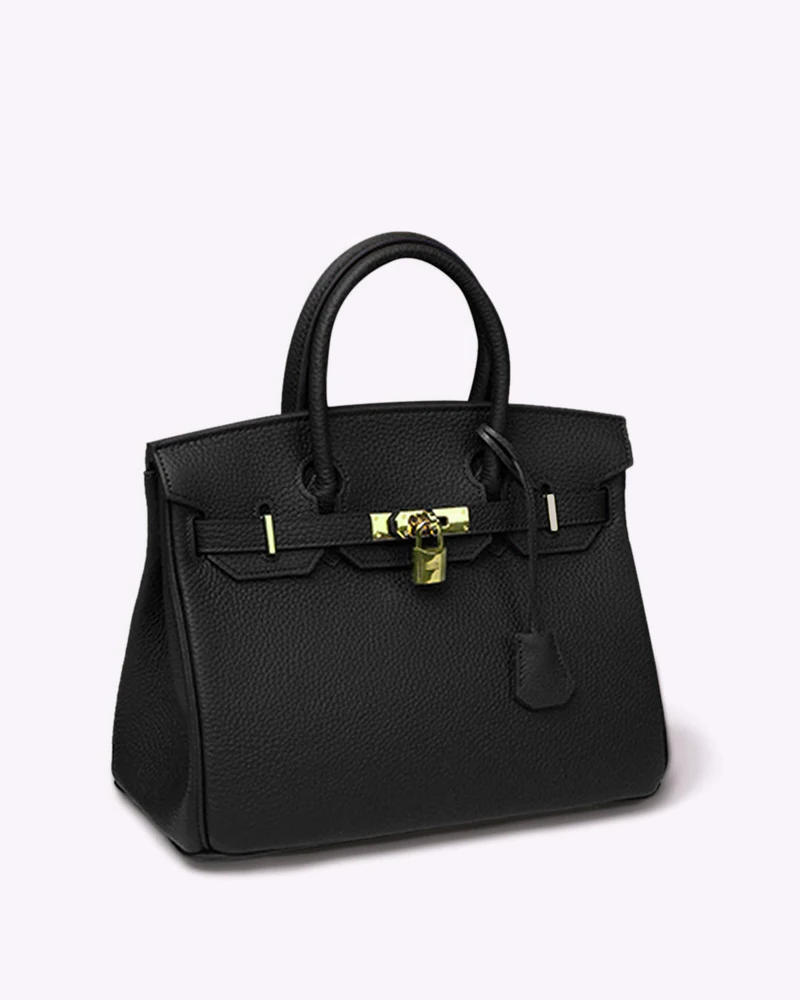 Women's Luxury Leather Tote - Elegant Handbag for Work & Travel