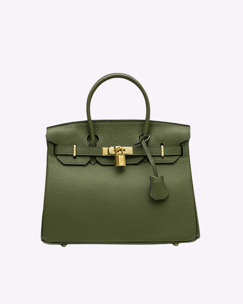 Women's Luxury Leather Tote - Elegant Handbag for Work & Travel