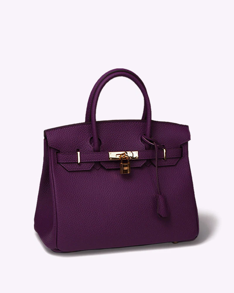 Women's Luxury Leather Tote - Elegant Handbag for Work & Travel