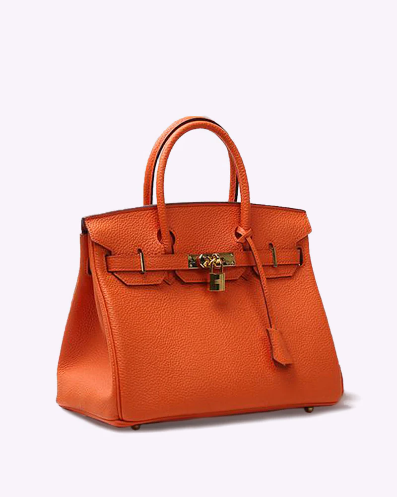 Women's Luxury Leather Tote - Elegant Handbag for Work & Travel