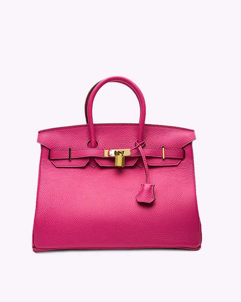 Women's Luxury Leather Tote - Elegant Handbag for Work & Travel