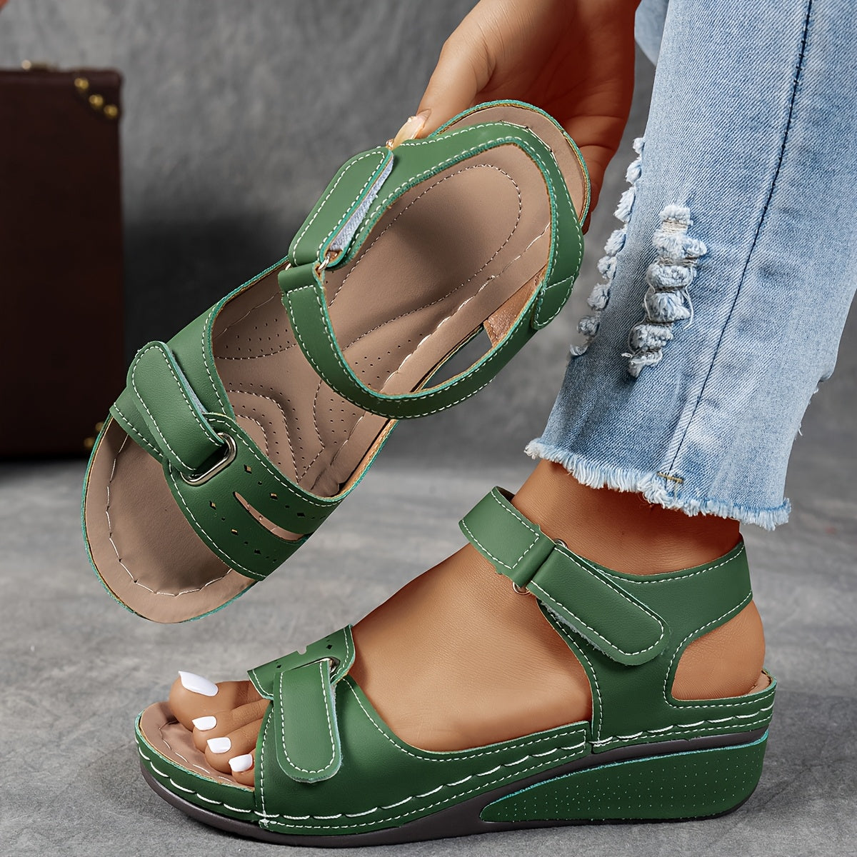 Women's Orthopedic Comfort Sandals, Adjustable Straps