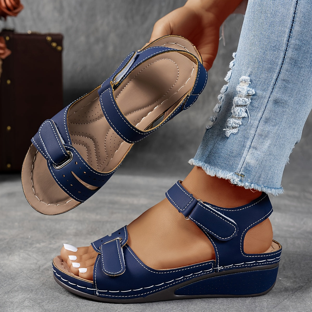 Women's Orthopedic Comfort Sandals, Adjustable Straps