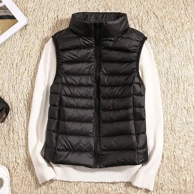 Women's Ultra-Light Packable Down Vest - Warm & Lightweight