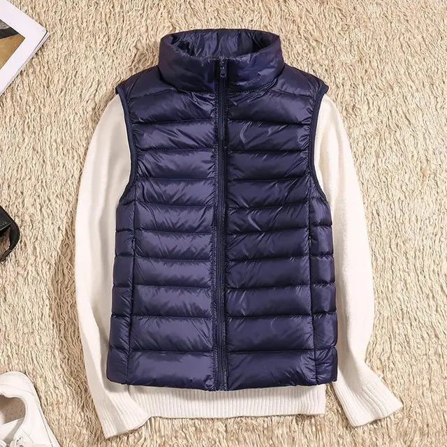 Women's Ultra-Light Packable Down Vest - Warm & Lightweight