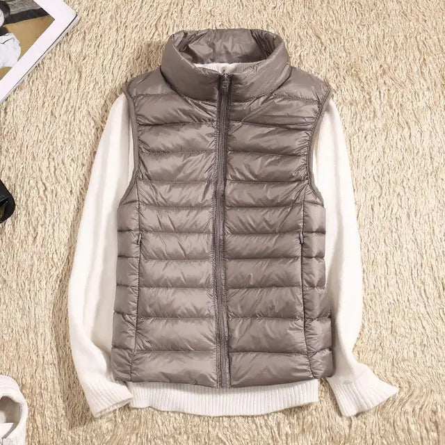 Women's Ultra-Light Packable Down Vest - Warm & Lightweight