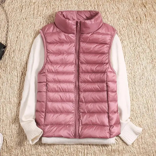 Women's Ultra-Light Packable Down Vest - Warm & Lightweight