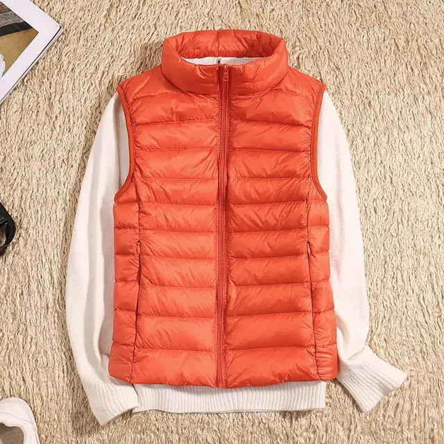 Women's Ultra-Light Packable Down Vest - Warm & Lightweight