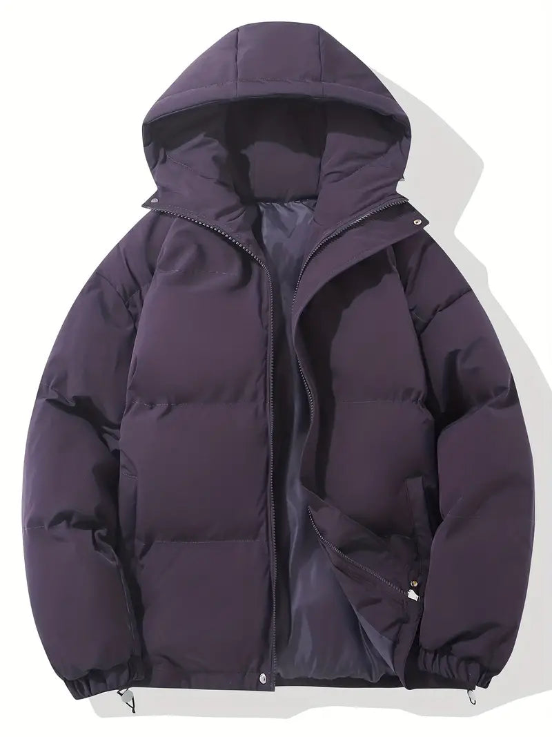 Women's Hooded Winter Jacket - Warm & Stylish