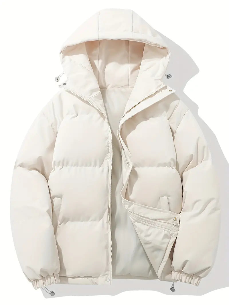 Women's Hooded Winter Jacket - Warm & Stylish