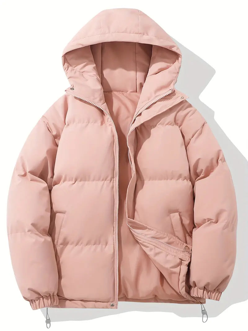 Women's Hooded Winter Jacket - Warm & Stylish