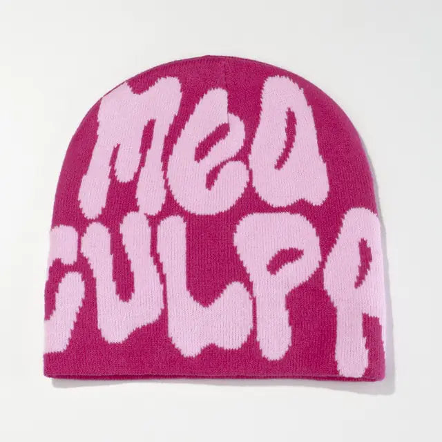 Y2K-Style Knit Beanie for Men and Women