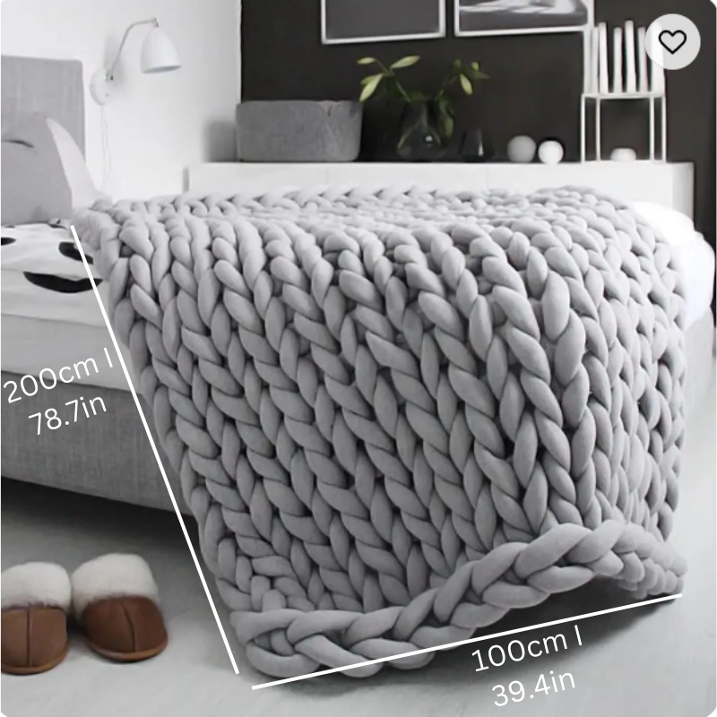 Weighted Organic Cotton Blanket for Cosy, Restful Nights