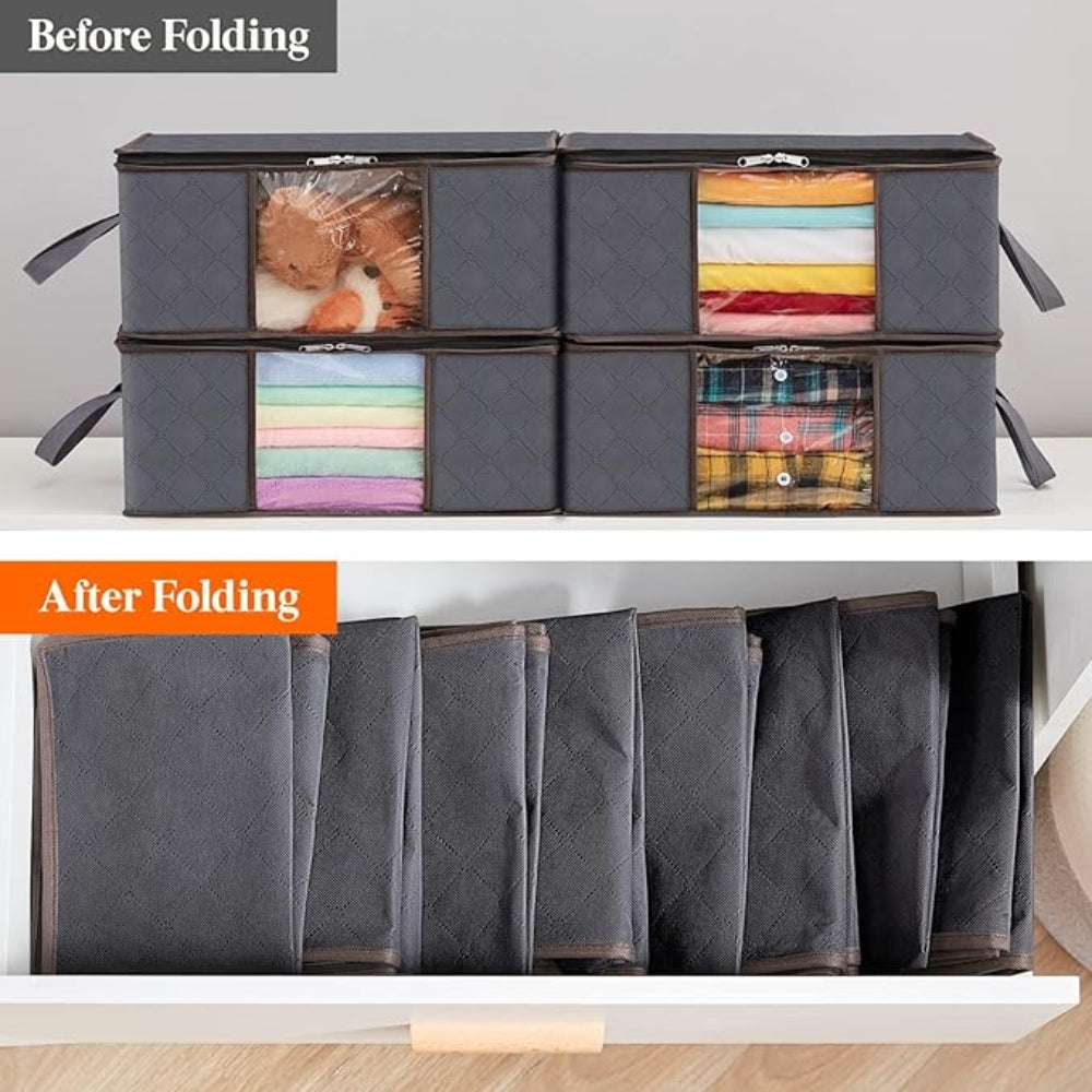 Foldable Clothes & Blanket Storage Bags