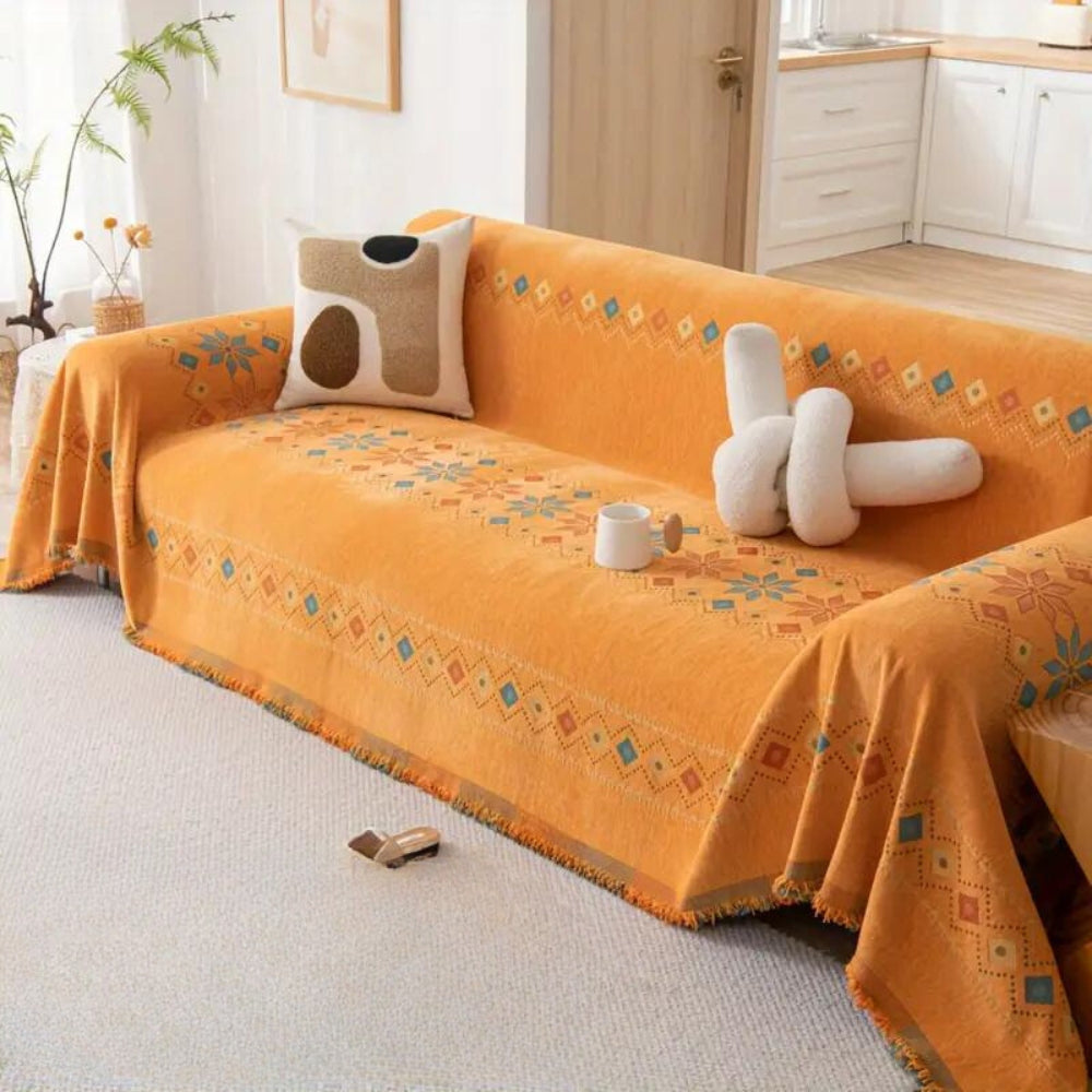 Boho Couch Cover - Non-Slip Universal Sofa Slipcover