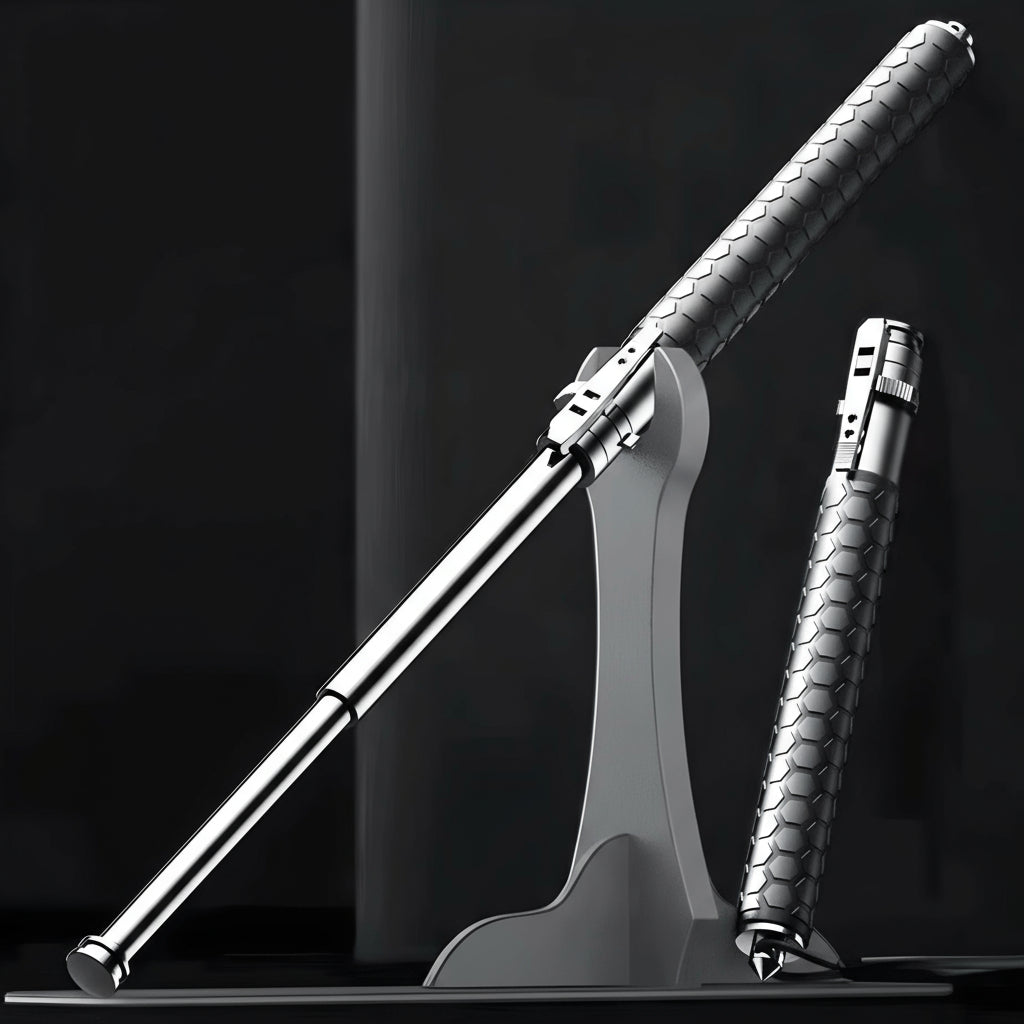 Automatic Quick-Deploy Walking Stick with Stability Support