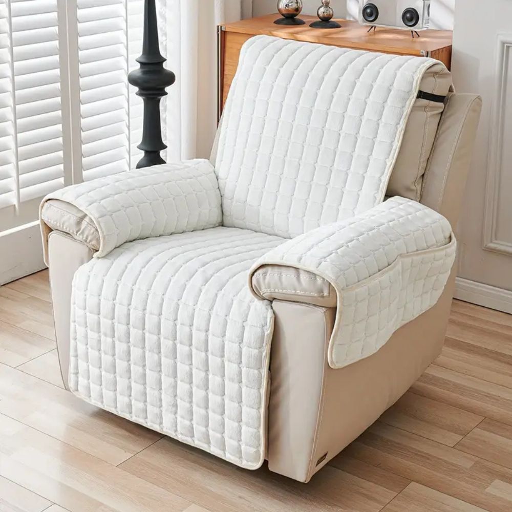 Quilted Recliner Cover - Pet-Friendly Non-Slip Protector