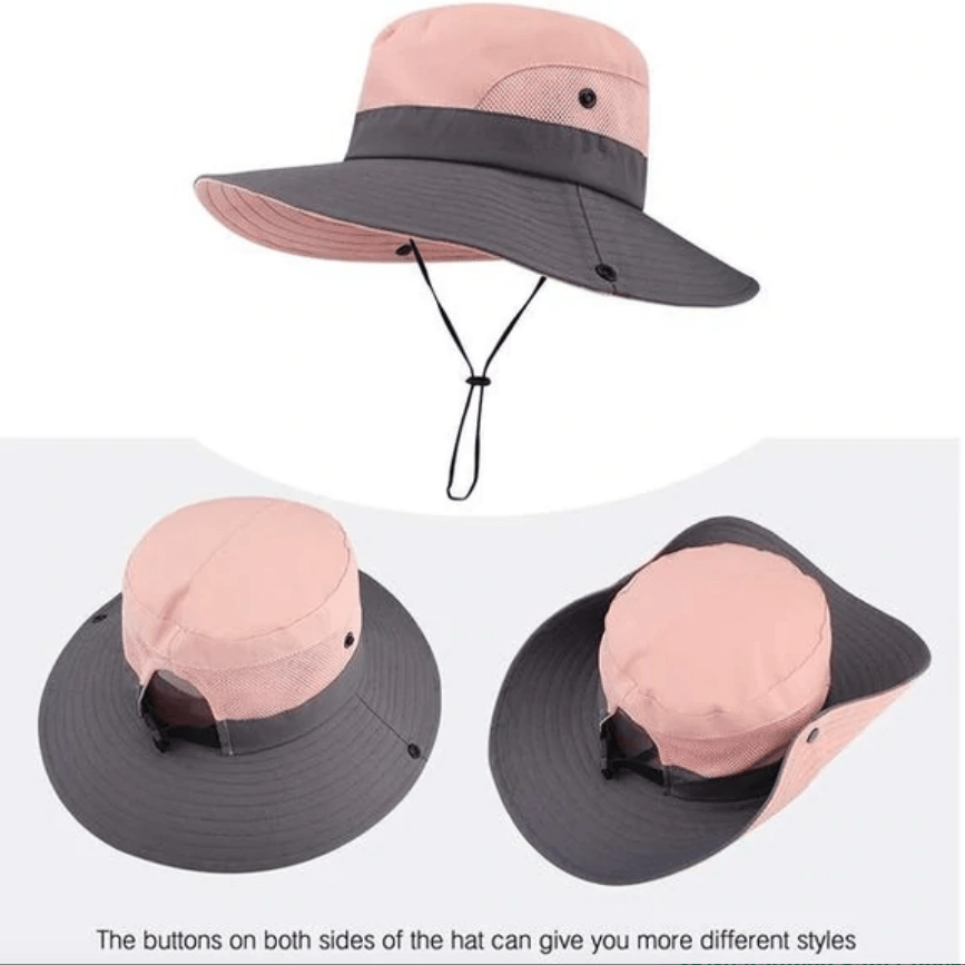 Foldable Sun Hat with UV Protection – Adjustable & Breathable