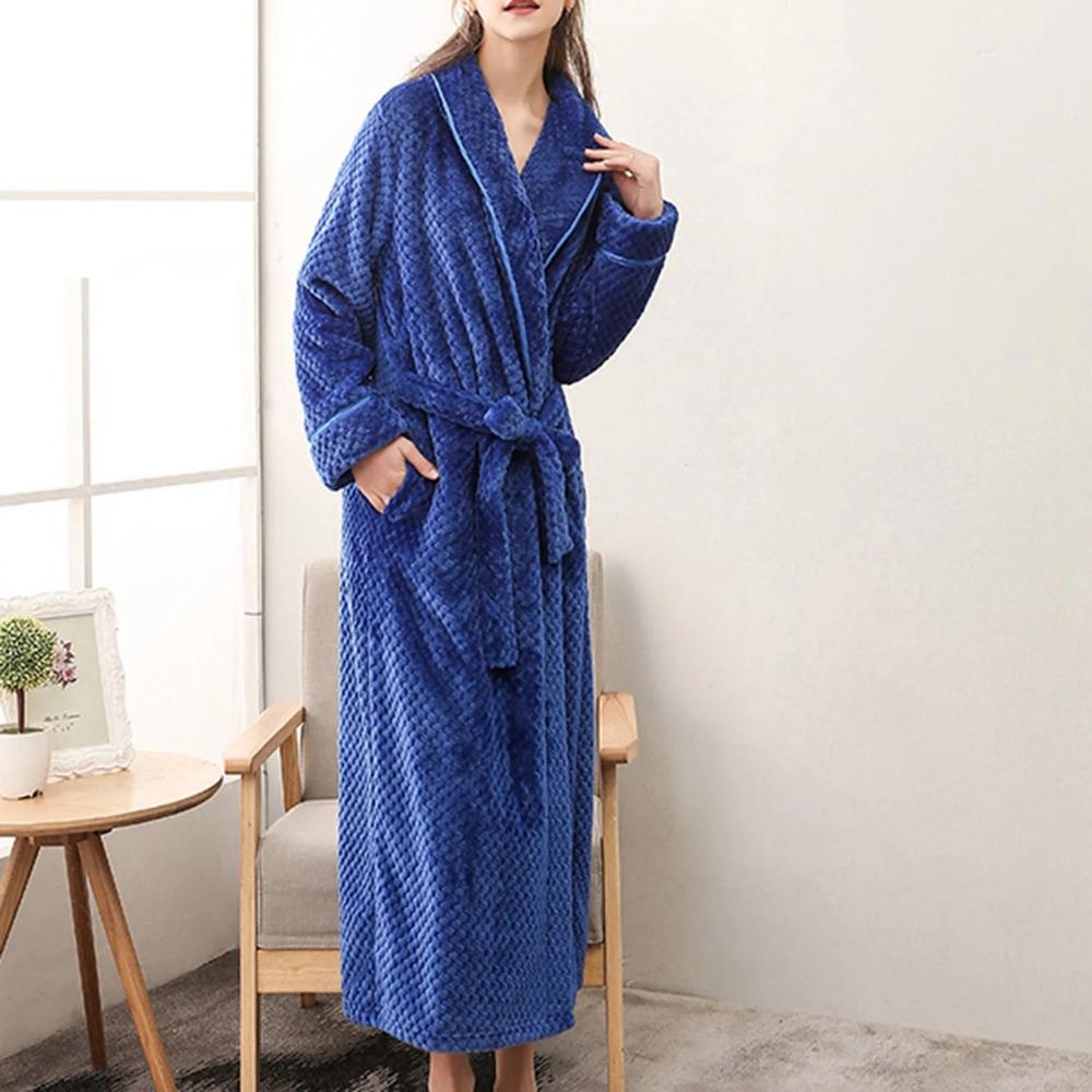Dreamy Fleece Bathrobe - Cosy Unisex Winter Robe