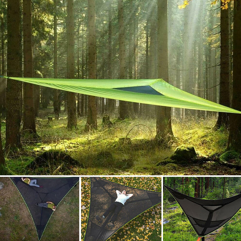 Multi-Person Camping Hammock with 3-Point Anchor System