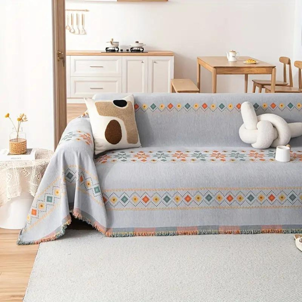 Boho Couch Cover - Non-Slip Universal Sofa Slipcover
