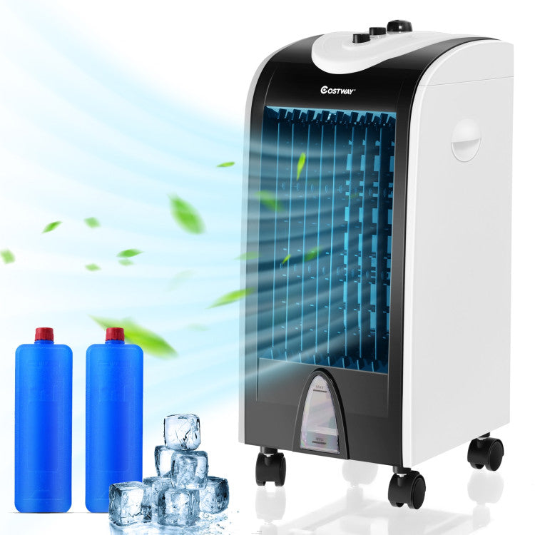 3-in-1 Portable Evaporative Air Cooler with Humidifier
