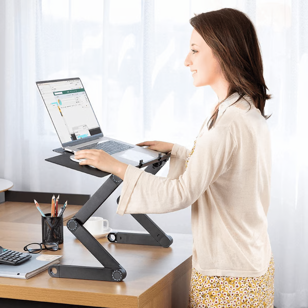 360° Adjustable Ergonomic Laptop Stand for Productivity