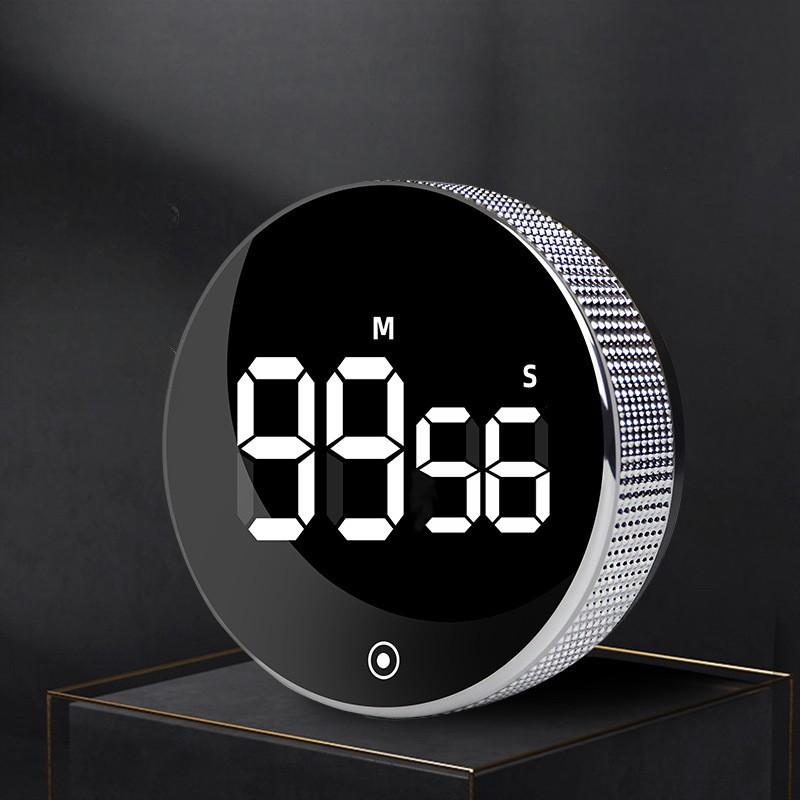 Magnetic Rotary Kitchen Timer with HD Digital Display