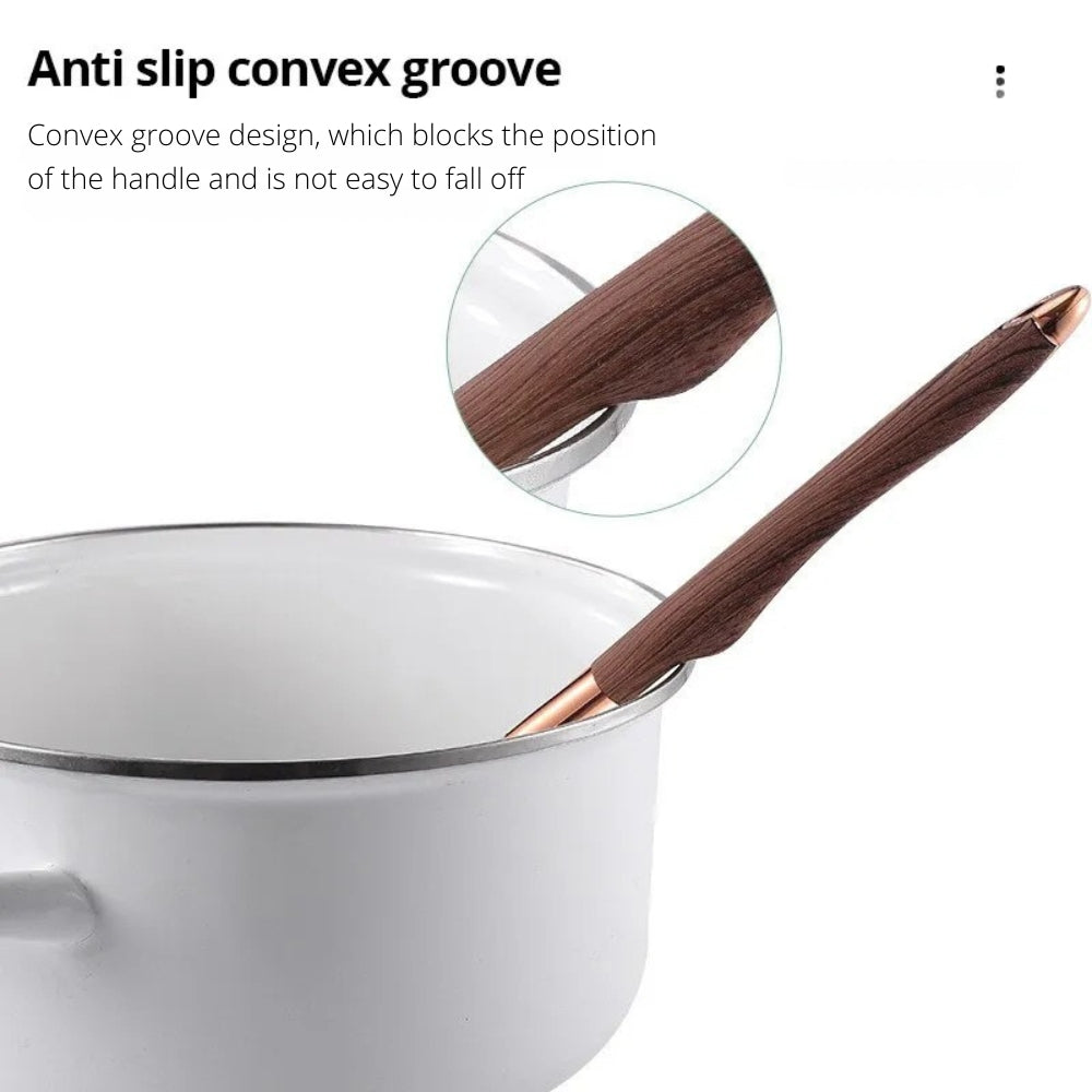 Luxe Silicone Cooking Utensils Set - 10-Piece Kitchen Tools