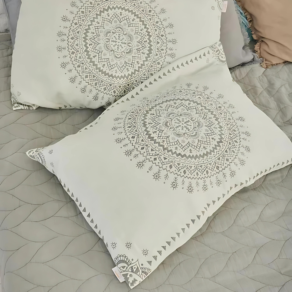 Mandala Soft Cotton Gauze Pillowcases - 2pcs